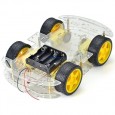 podwozie robota z 4 silnikami + akcesoria