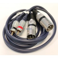 kabel 2xRCA wtyk - 2x XLR wtyk  1,5m VITALCO MK17