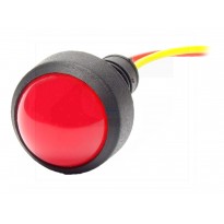 kontrolka LED 20mm 12-24V czerwona KLp-20
