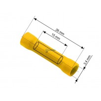 konektor łącznik przewodów 4-6mm2 żółty 5szt