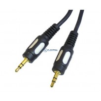 kabel Jack 3.5wtyk-3.5wtyk stereo 0,5m łezka	