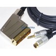 kabel SCART wtyk - SVHS wtyk - 3,5 jack wtyk DIGITAL