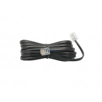 kabel telefoniczny wtyk-wtyk RJ11 czarny