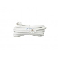 kabel telefoniczny wtyk-wtyk RJ11 biały
